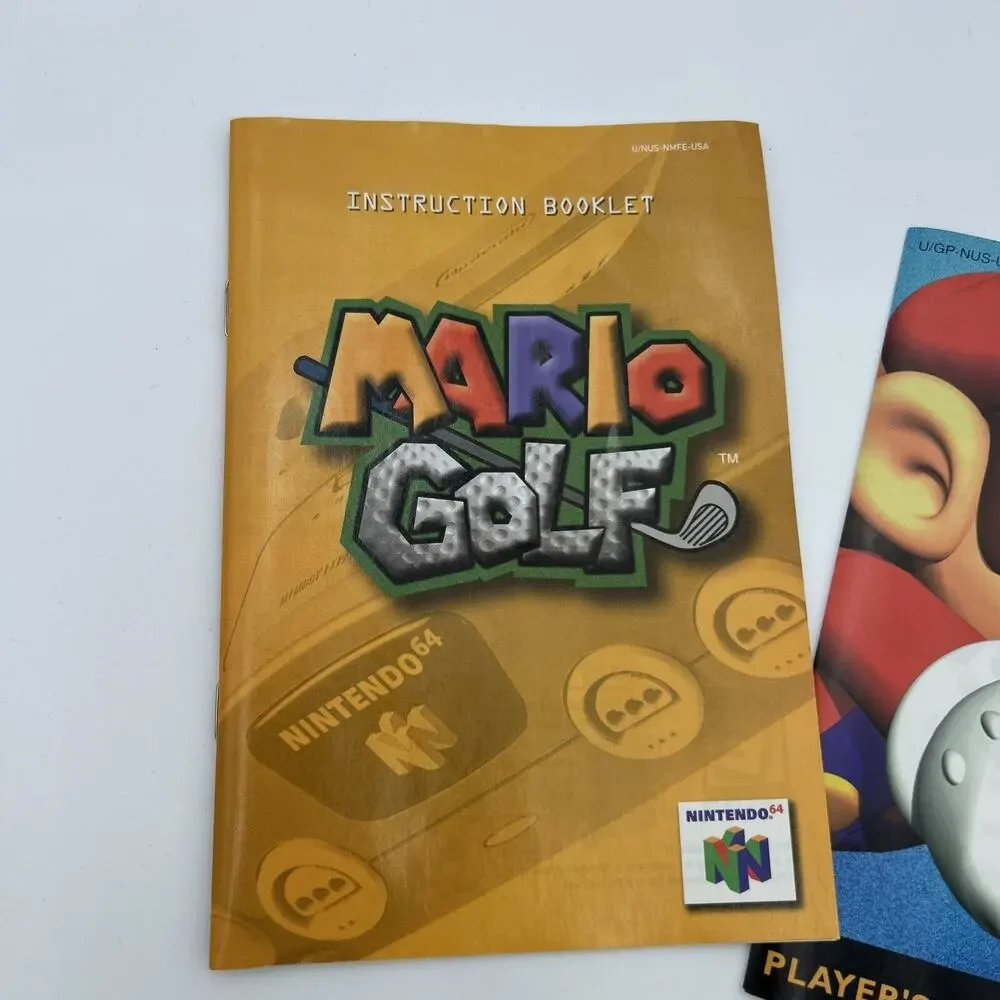 Mario Golf N64 Nintendo 64 Very Rare, Original Box Complete In Box + Case